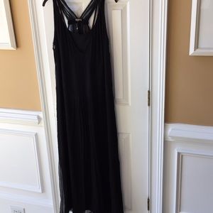 Malìparmi boho black 2pc maxi/beaded racerback